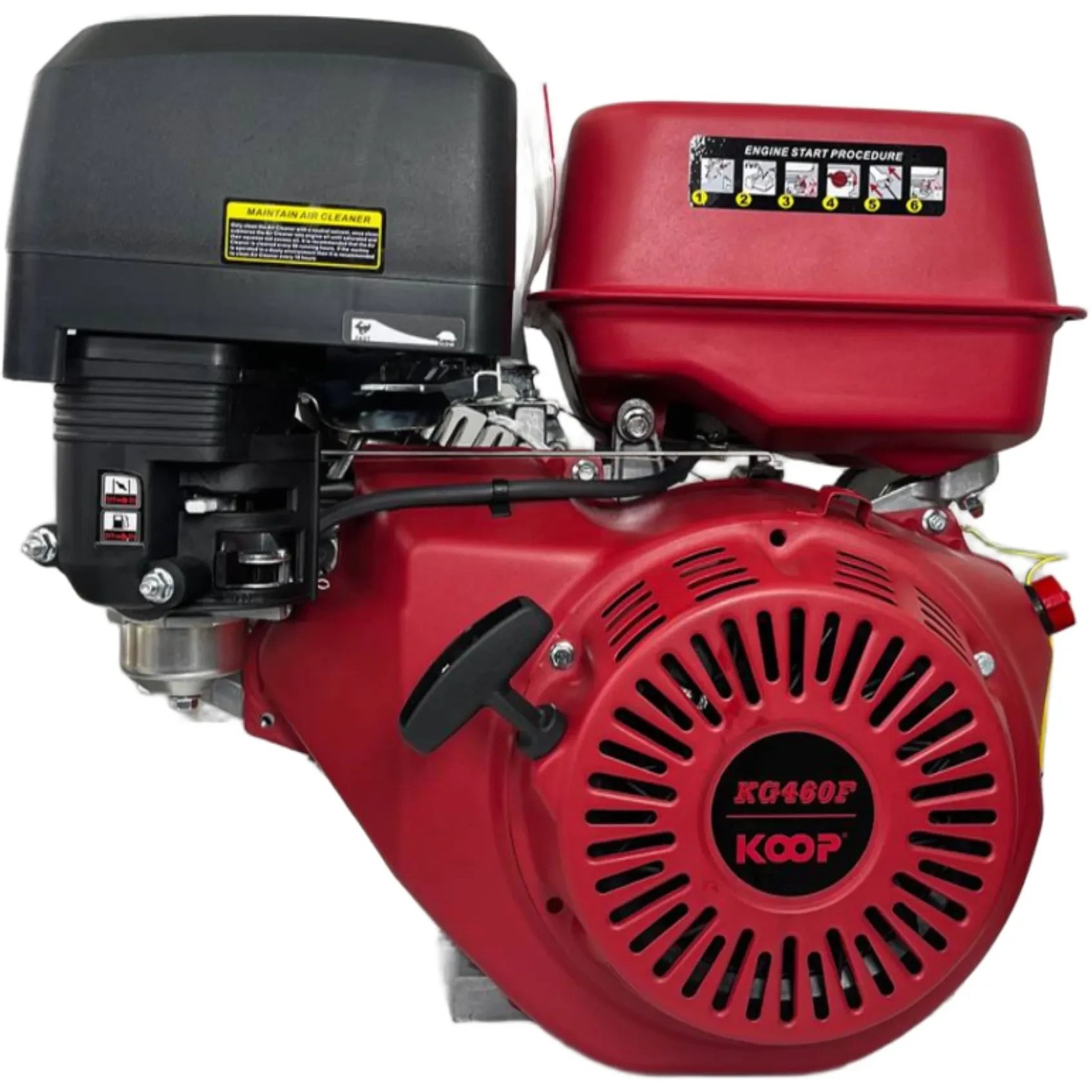 موتور تک بنزینی 15 اسب بخار کوپ مدل KG460F - تصویر 5