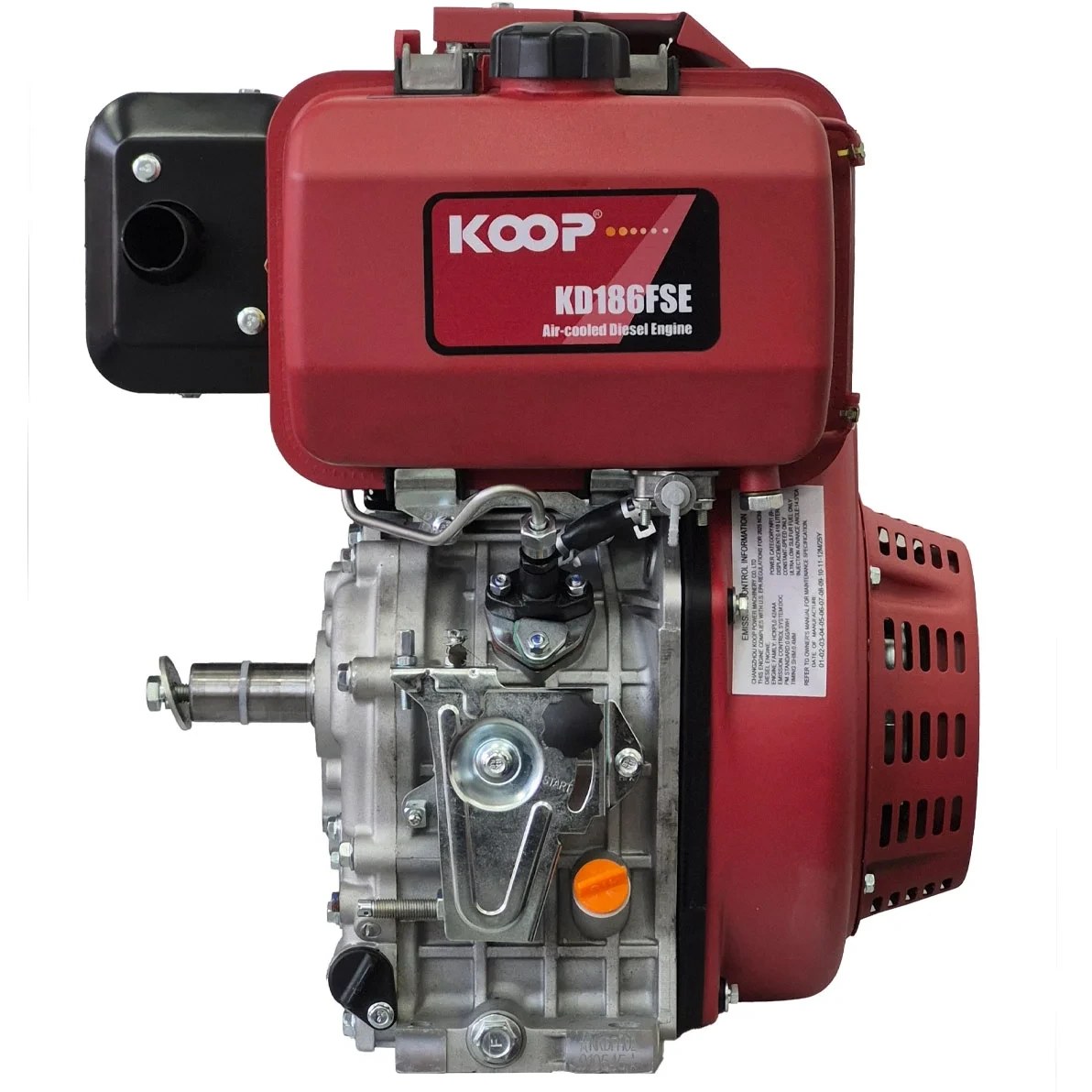 موتور تک دیزلی 10 اسب بخار کوپ مدل KD186FSE - تصویر 2