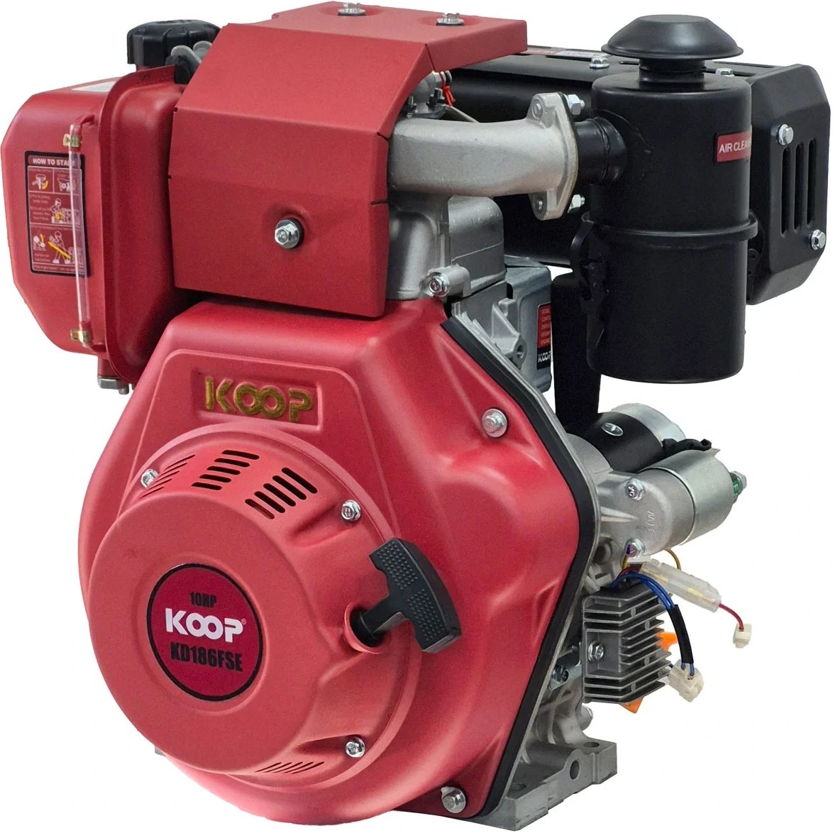 موتور تک دیزلی 10 اسب بخار کوپ مدل KD186FSE - تصویر 3