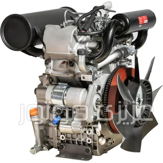 موتور دو سیلندر دیزلی 20 اسب بخار کوپ مدل KD2V80 - تصویر 2