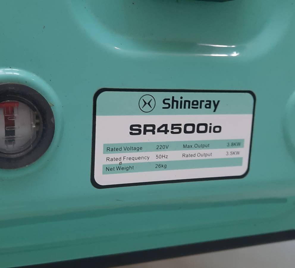 موتور برق بنزینی ۳.۸ کیلووات اینورتردار هندلی شینری مدل SR4500-IO - Image 2