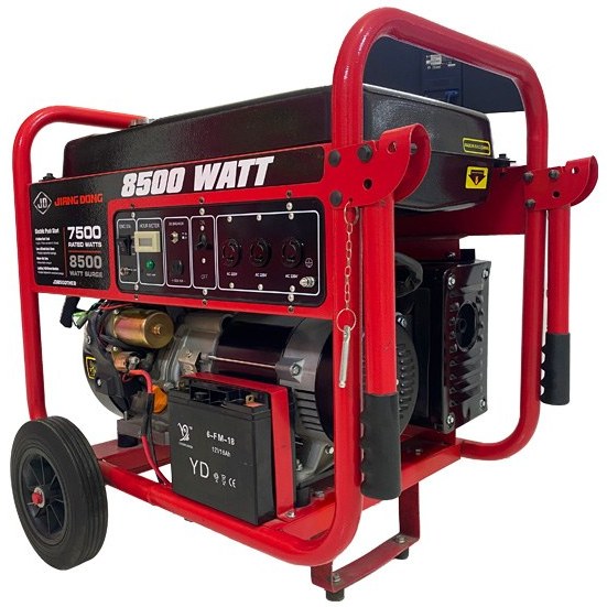 موتور برق ۸.۵ کیلووات تک فاز بنزینی استارتی جیانگ دانگ مدل JD8500THEB