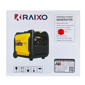 موتور برق 6 کیلو وات سایلنت سه گانه سوز ریموت استارت راکسیو مدل RB6000IE