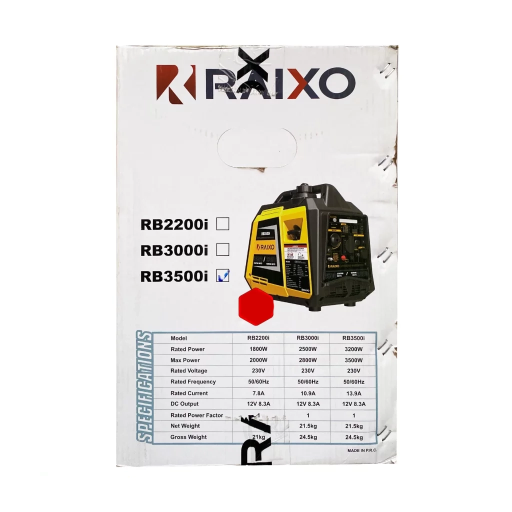 موتور برق 3.5 کیلووات سایلنت هندلی راکسیو مدل RB3500i - Image 2