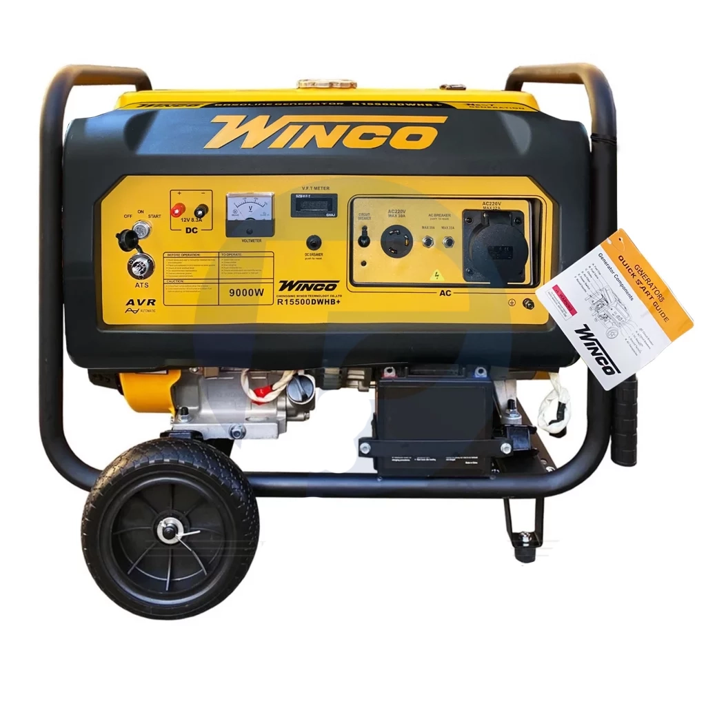 موتور برق ۱۰ کیلووات تکفاز ریموت استارت وینکو مدل R15500DWHB+ATS