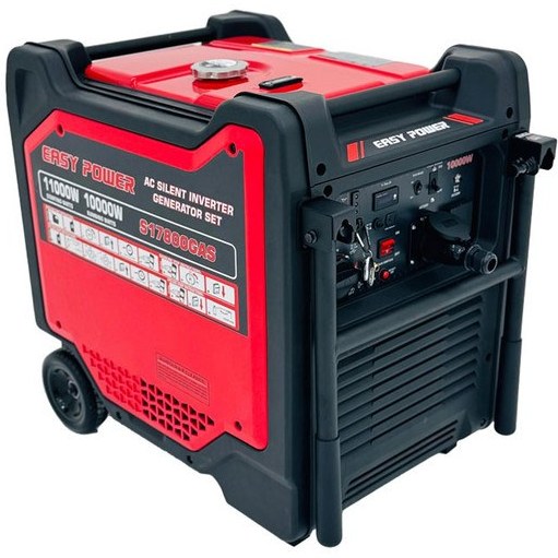 موتور برق ۱۱ کیلووات سایلنت سه گانه سوز تک فاز استارتی ایزی پاور مدل S17800GAS