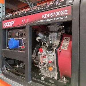 موتور برق ۴.۵ کیلو وات تک فاز دیزلی استارتی کوپ مدل KDF6700XE