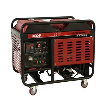 موتور برق 9 کیلووات تک فاز استارتی رادیاتوردار دیزلی کوپ مدل KDF 12000 XE
