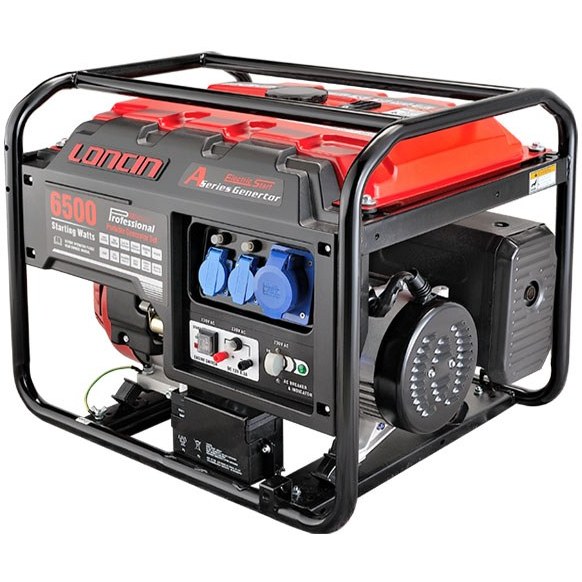 موتور برق ۵ کیلووات تک فاز بنزینی استارتی لانسین مدل LC6500AS - Image 4