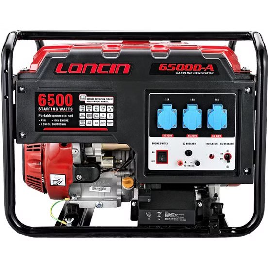 موتور برق ۵ کیلووات بنزینی استارتی لانسین مدل LC6500-DAS