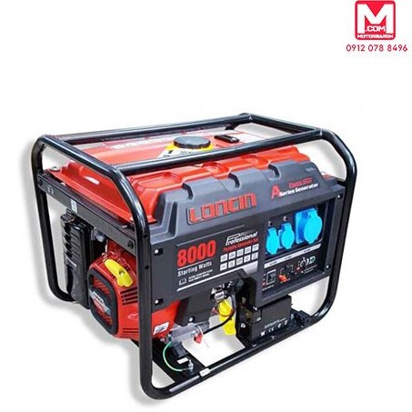 موتور برق ۶.۵ کیلووات تک فاز استارتی بنزینی لانسین مدل LC8000-DAS - Image 3