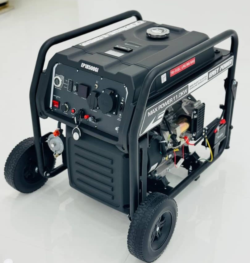 موتور برق 11 کیلووات نیمه سایلنت سه گانه سوز ریموت استارت اینورتر ایزی پاور مدل EP18500Gi