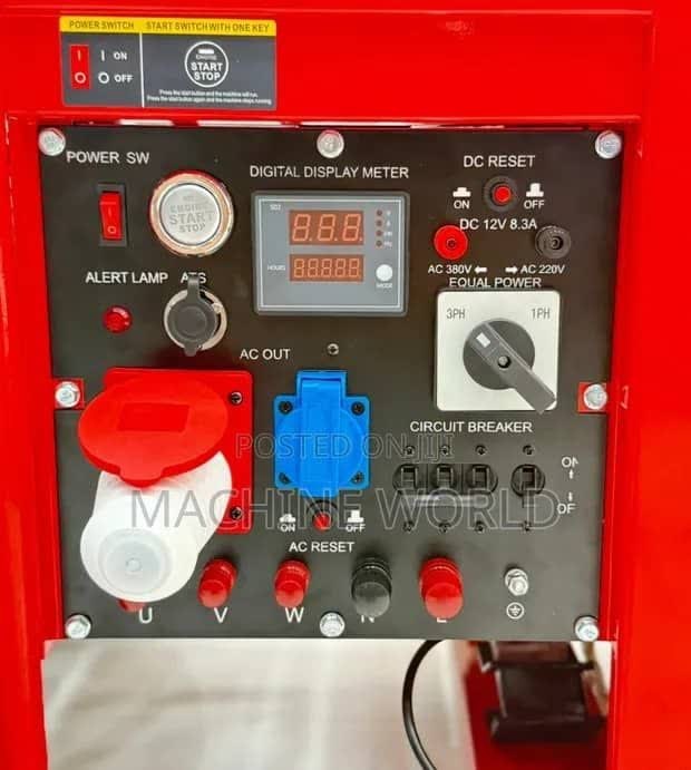 موتور برق 12 کیلووات ایزی پاور ریموت استارت تکفاز سه فاز مدل JT16500E2 - Image 2
