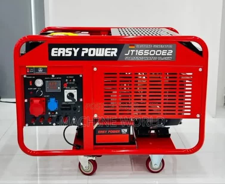 موتور برق 12 کیلووات ایزی پاور ریموت استارت تکفاز سه فاز مدل JT16500E2