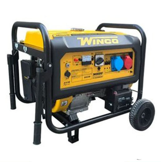 موتور برق 10 کیلووات سه فاز تک فاز سه گانه سوز ریموت استارت وینکو مدل R16600DWHB+ATS