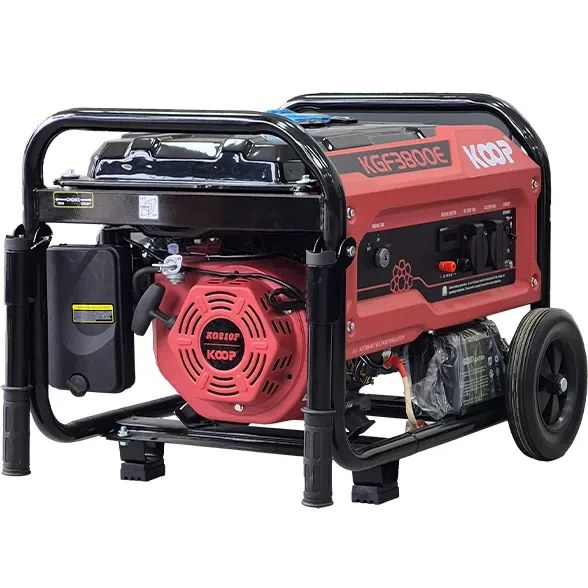 موتور برق بنزینی 2.8 کیلووات تک فاز استارتی کوپ KGF3800E