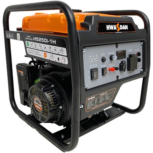 موتور برق ۴.5 کیلو وات تک فاز اینورتردار هندلی بنزینی هواسدان مدل H5250I-1H