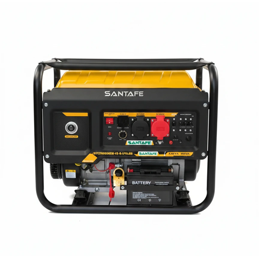 موتور برق 10 کیلووات تک فاز سه گانه سوز استارتی سانتافه مدل STF 27900 LPG.NG