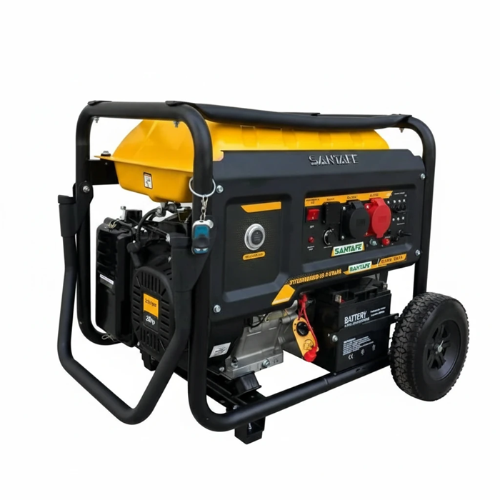 موتور برق 12 کیلووات تک فاز و سه فاز بنزینی استارتی سانتافه مدل STF29900DXEW-R