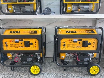 موتور برق ۸.۵ کیلووات تک فاز استارتی بنزینی کرال K15000DW - Image 2