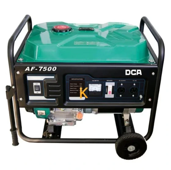 موتور برق 6.5 کیلووات تک فاز هندلی دی سی ای مدل AF7500E
