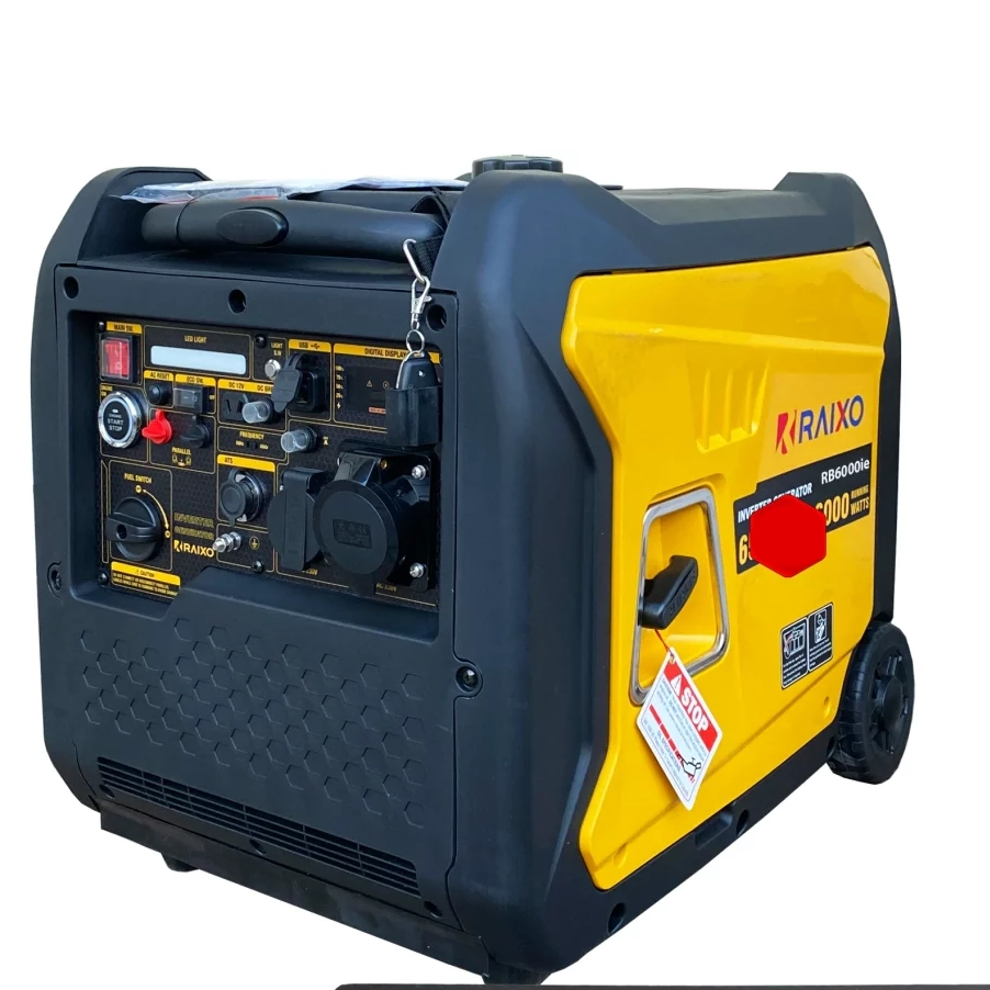 موتور برق 6 کیلو وات سایلنت بنزینی ریموت استارت راکسیو مدل RB6000IE