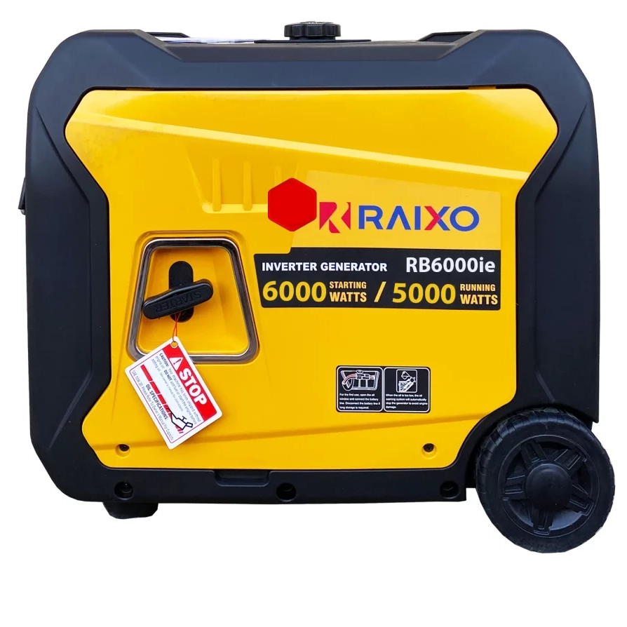 موتور برق 6 کیلو وات سایلنت بنزینی ریموت استارت راکسیو مدل RB6000IE - Image 4