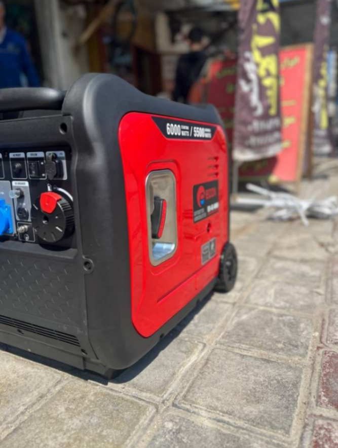 موتور برق ۶ کیلووات سایلنت بنزینی استارتی ادون مدل ED-IG-6000 - Image 4