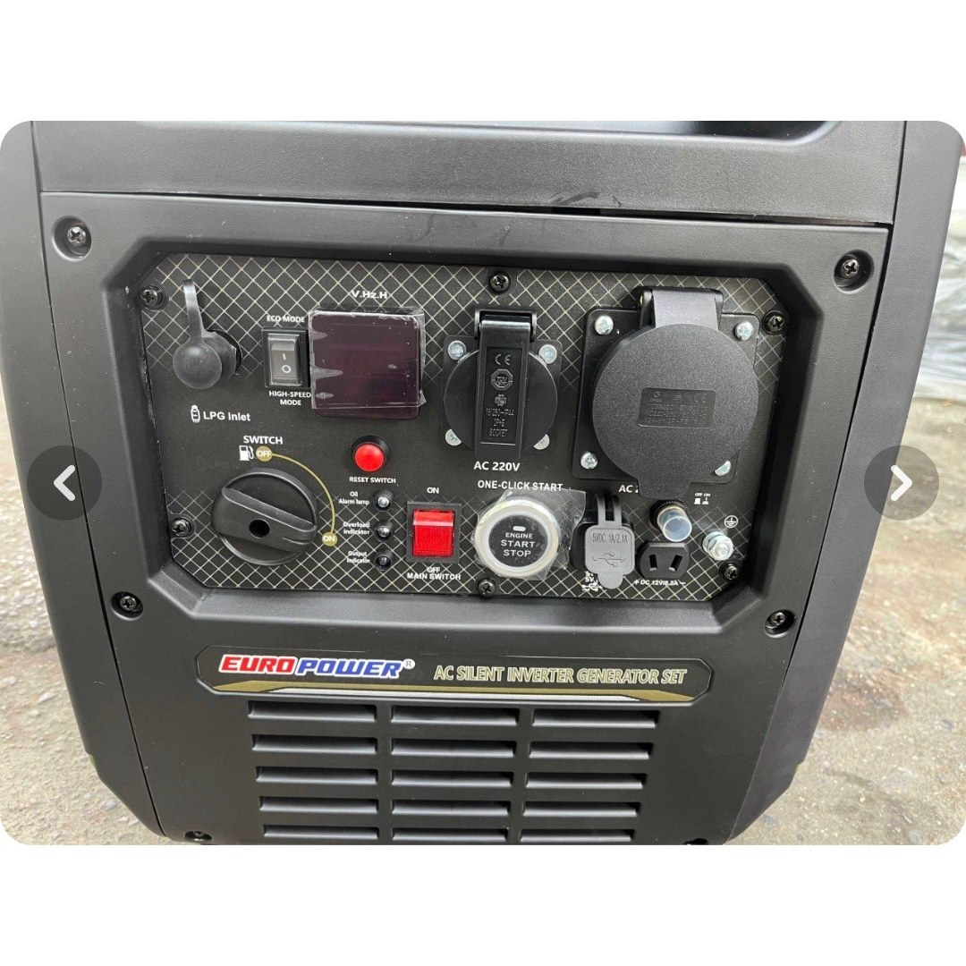 موتور برق ۸.۵ کیلووات بنزینی سایلنت اینورتر یورو پاور مدل EP9700S - Image 3