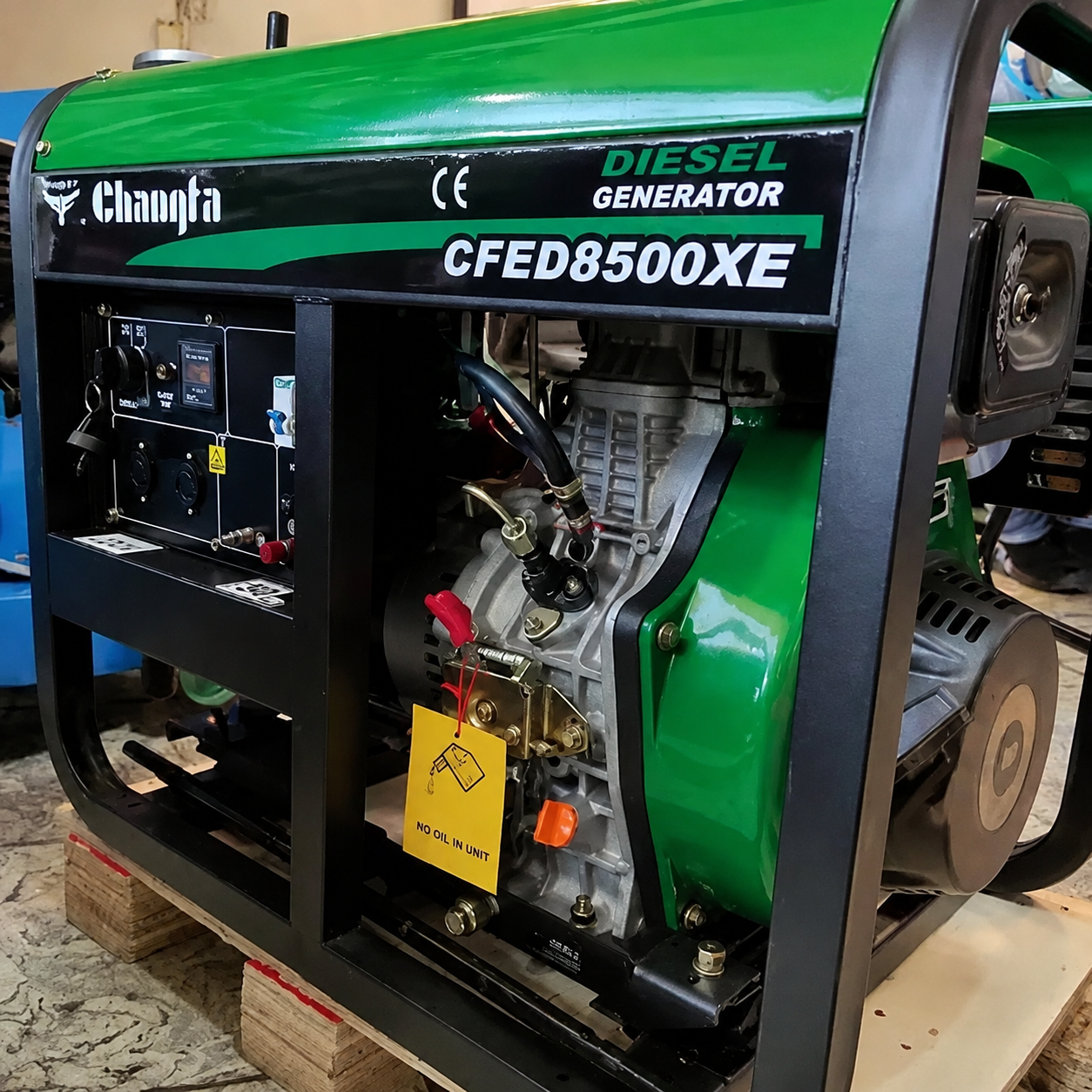 موتور برق 7کیلو وات دیزل استارتی چانگفا مدل CFED8500XE