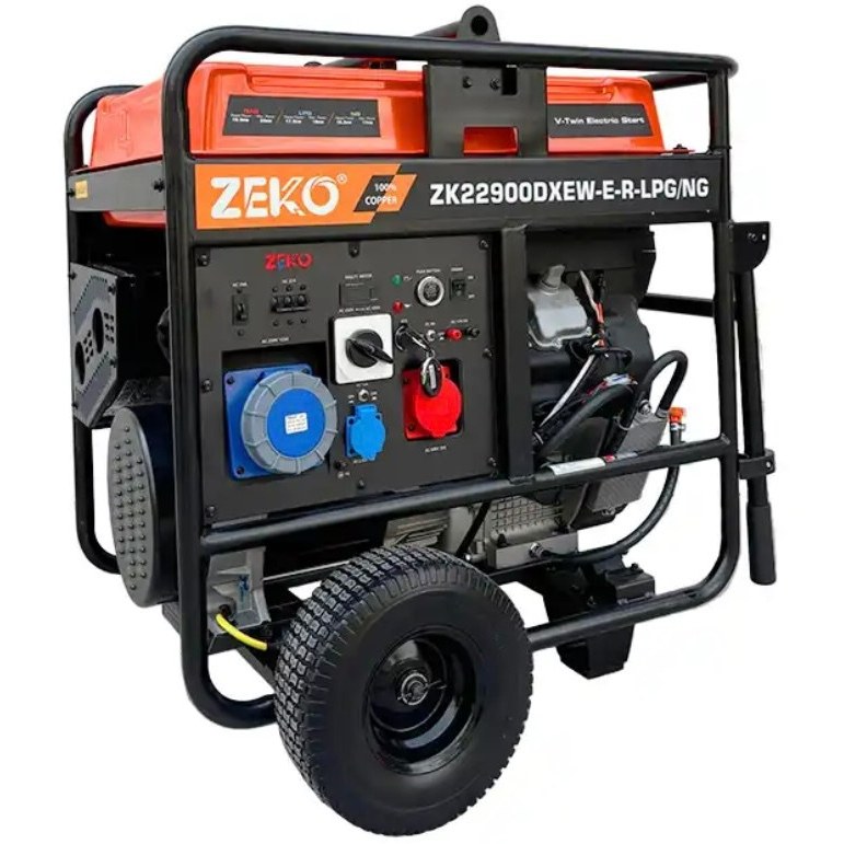 موتور برق ۲۲ کاوا سه فاز زیکو مدل ZK22900DXEW-E-R-LPG/NG