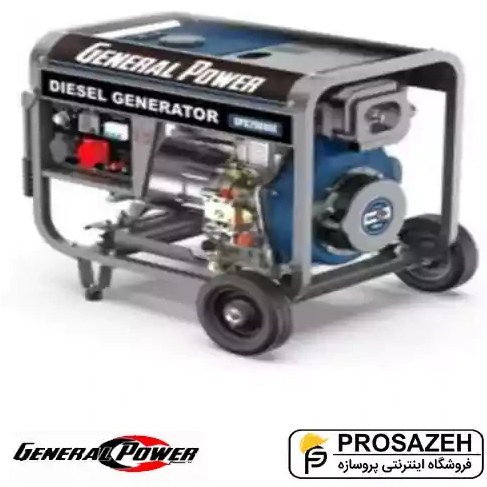 موتور برق ۸.۵ کیلووات بنزینی سه فاز و تک فاز استارتی جنرال پاور مدل GPD20000ED