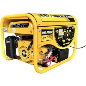موتور برق ۳.۸ کیلووات بنزینی استارتی تک فاز هیرو پاور مدل HP9900FE1