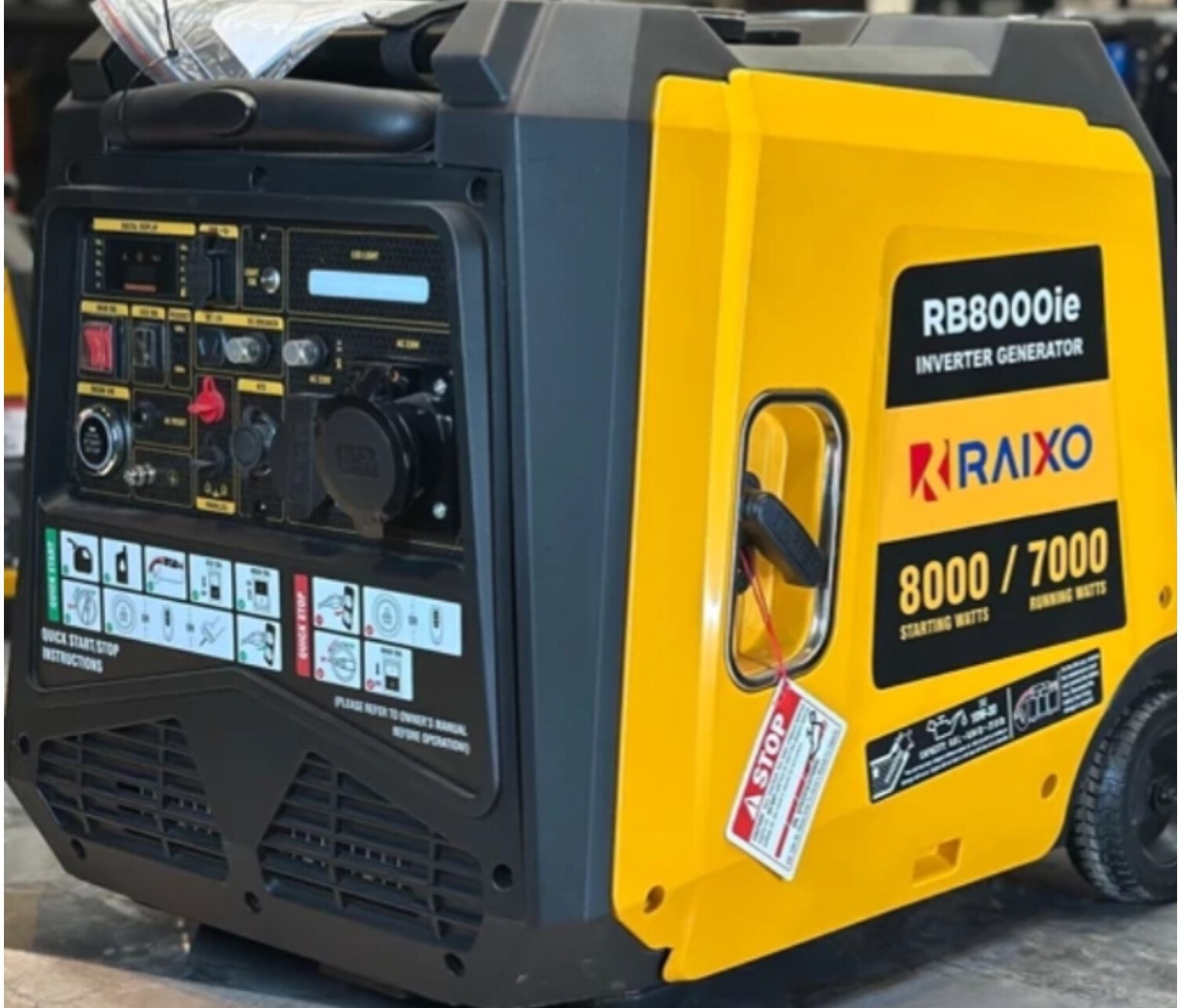 موتوربرق 8 کیلووات بنزینی سایلنت راکسیو مدل RB8000i