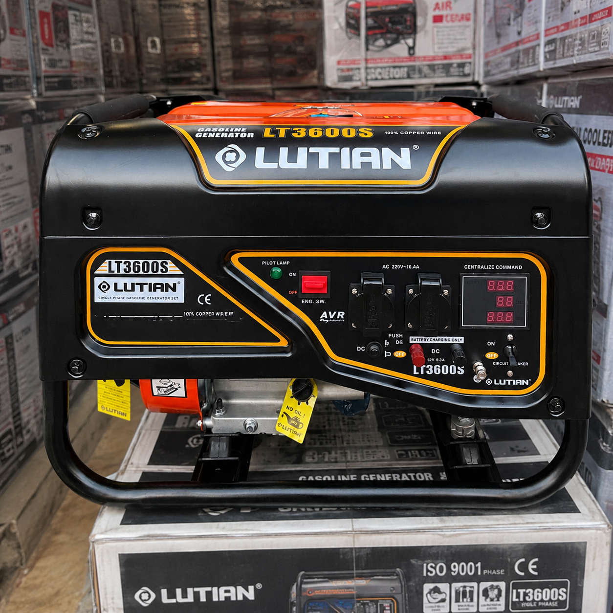 موتور برق 3.5 کیلووات بنزینی تک فاز هندلی لوتیان مدل LT3600S