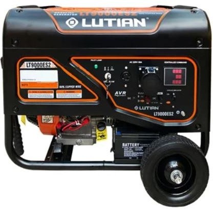 موتور برق 8.5 کیلووات بنزینی تکفاز استارتی لوتیان مدل LT9000ES2