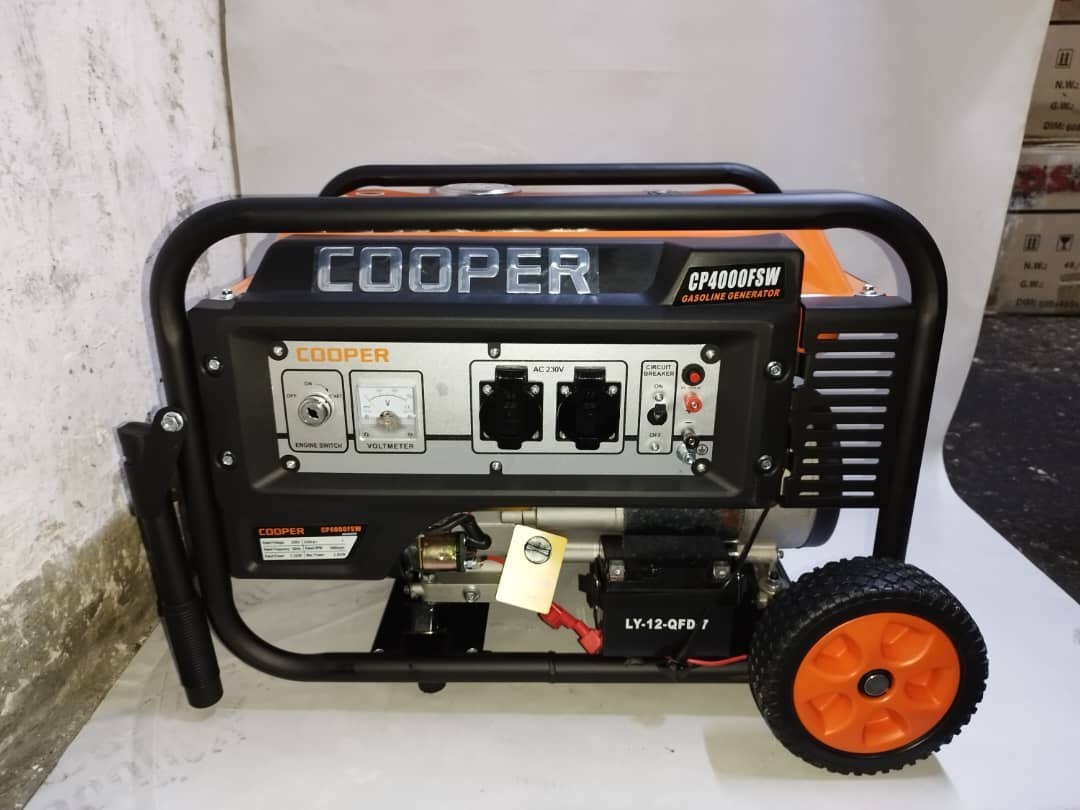 موتوربرق 6.5 کیلووات بنزینی تک فاز استارتی کوپر مدل CP6500FSW