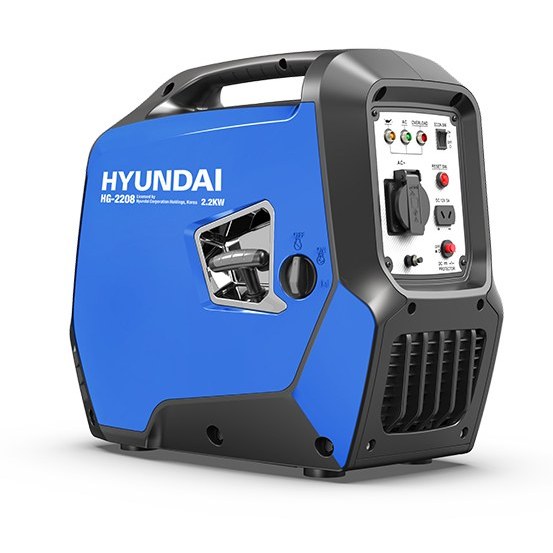 موتور برق 2.2 کیلووات بنزینی تکفاز هندلی اینورتر هیوندای مدل HG-2208