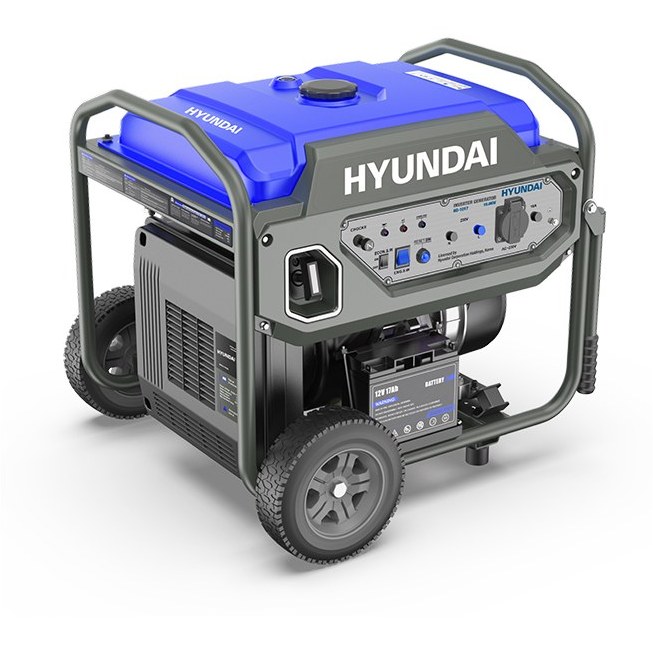 موتور برق 10 کیلووات بنزینی تکفاز ریموت استارت اینورتر هیوندای مدل HG-1055+ATS