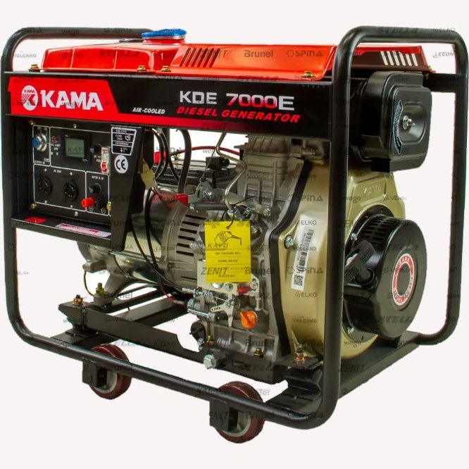 موتور برق ۵/۵ کیلووات تکفاز دیزلی کاما KDE 7000E