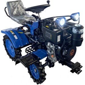 تیلر کولتیواتور ۱۲ اسب بخار با ۴ چرخ چراغدار آگرو مدل AG001_4WD16