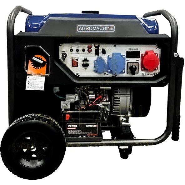 موتور برق ۱۱ کیلووات بنزینی سه فاز استارتی آگرو مدل AG15000IEDG-R
