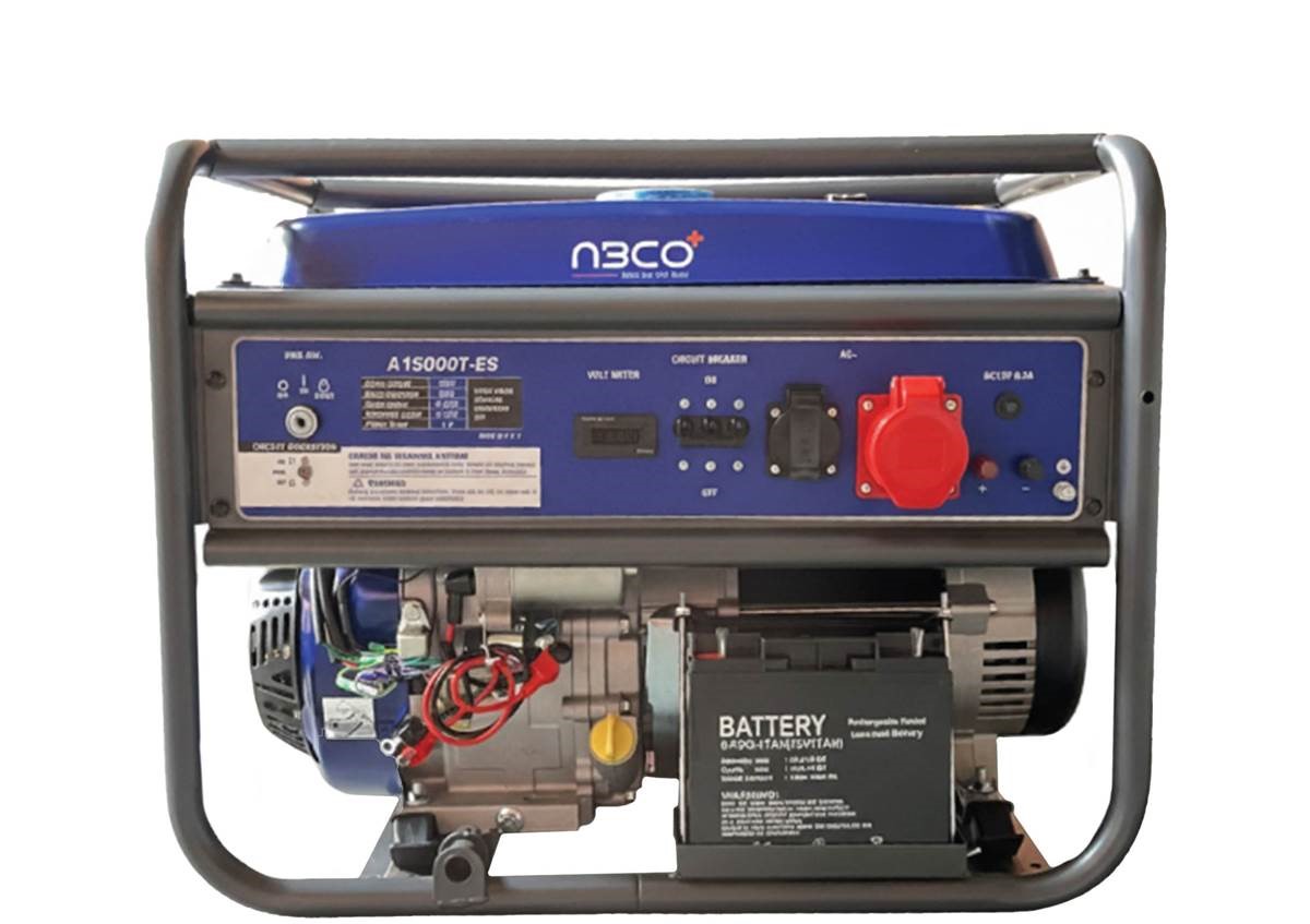 موتور برق ۸.۵ کیلووات بنزینی سه فاز استارتی آبکو مدل A15000TES