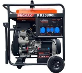 موتور برق 20 کیلووات بنزینی تکفاز ریموت استارت پرومکس مدل PR25800-E ATS