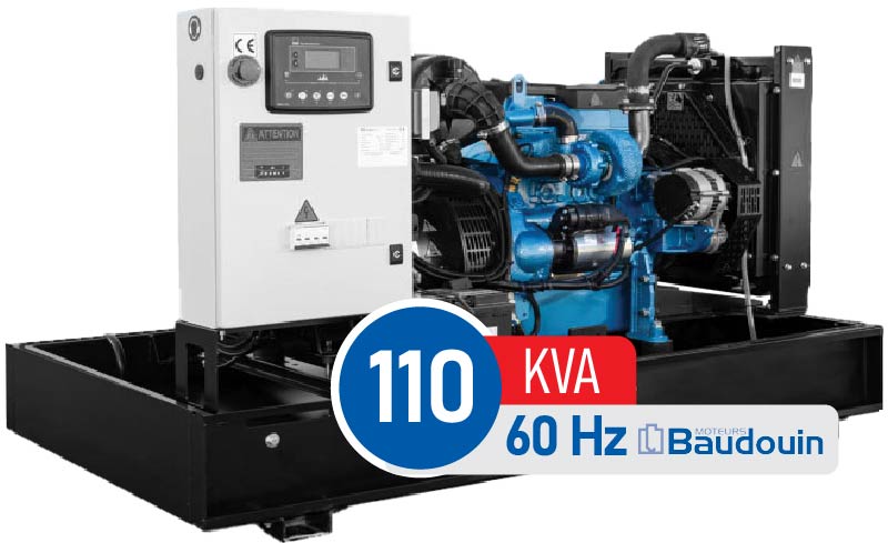 دیزل ژنراتور بادوین 110 کاوا مدل 4M10G6D0/S