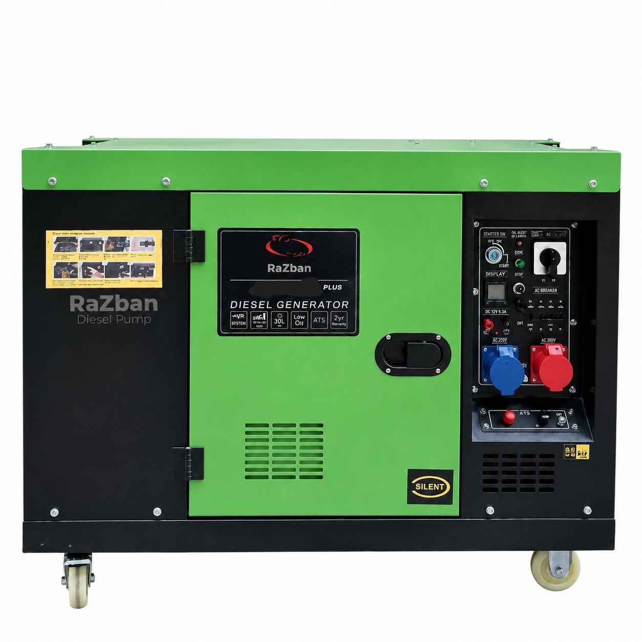 موتور برق 19 کیلووات دیزلی ریموتدار تک فاز و سه فاز سوپر سایلنت ETQ مدل DG20ST-PLUS