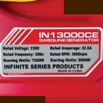 موتور برق 8 کیلووات بنزینی تک فاز استارتی AiPOWER مدل IN13000CE - Image 12