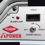 موتور برق 8 کیلووات بنزینی تک فاز استارتی AiPOWER مدل DS13800CEW - Image 9