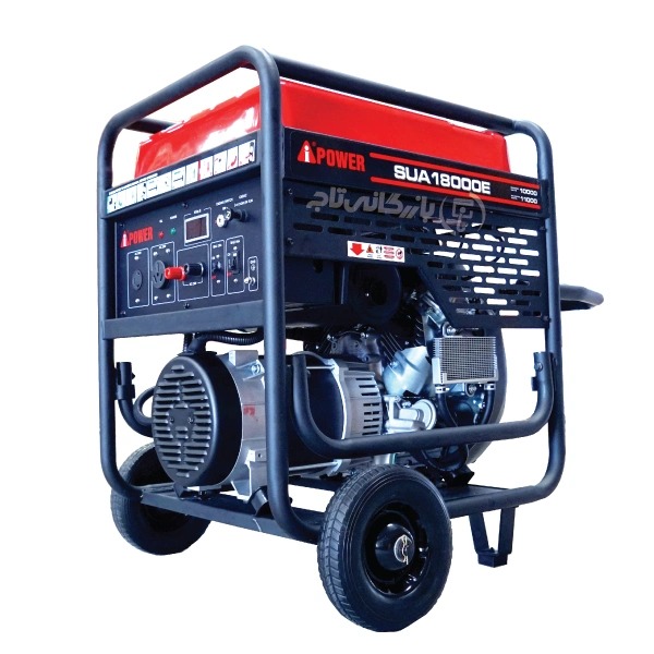 موتور برق 11 کیلووات بنزینی سایلنت تک فاز استارتی AiPOWER مدل SUA18000E