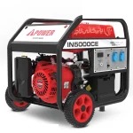 موتور برق 3.2 کیلووات بنزینی تک فاز استارتی AiPOWER مدل IN5000CE - Image 6